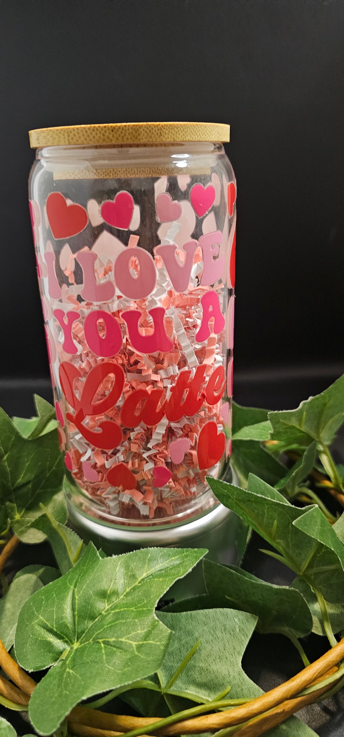 LIBBEY GLASS - I LOVE YOU A LATTA