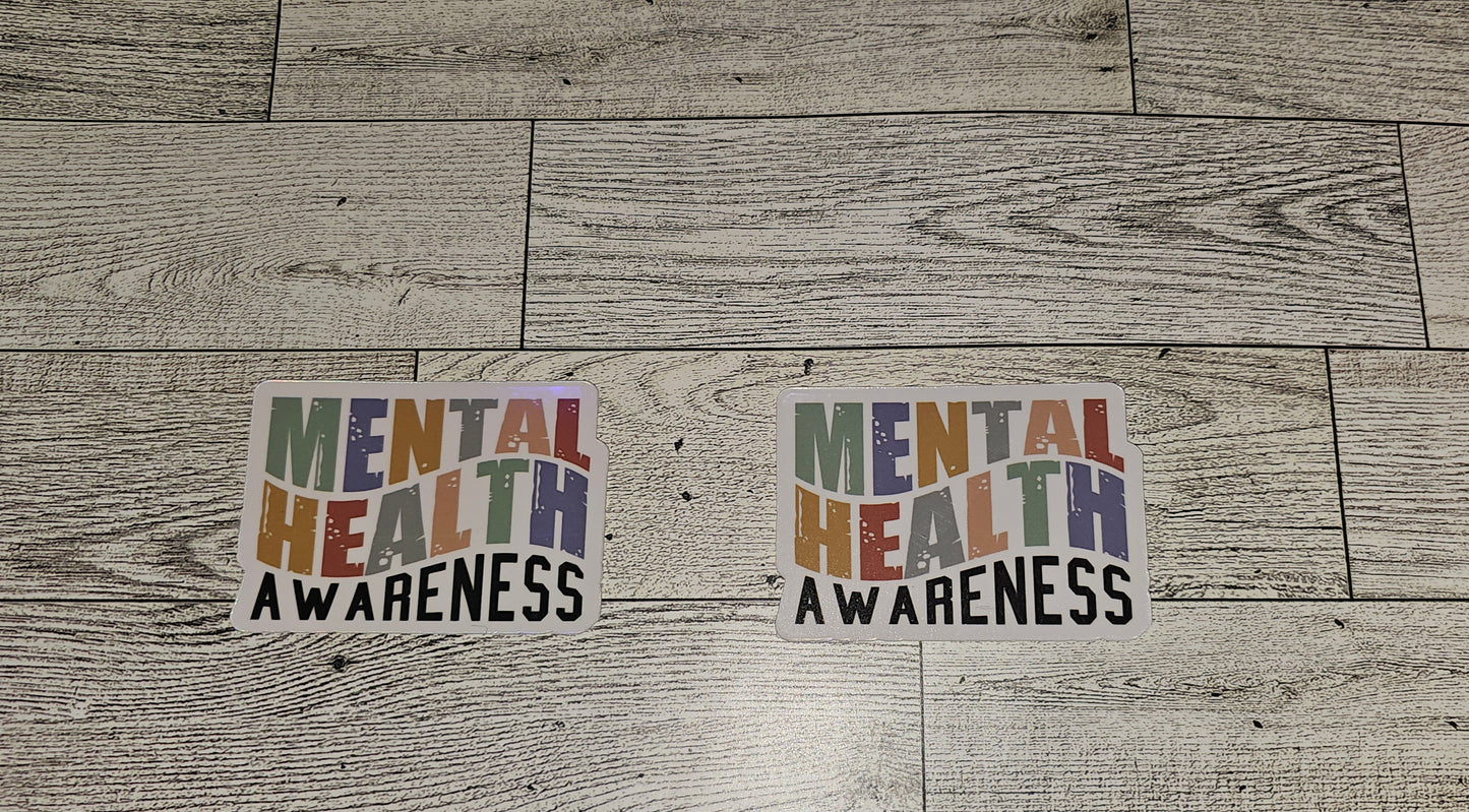 Mental Health Awareness Die-Cut Stickers