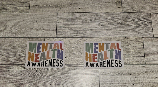 Mental Health Awareness Die-Cut Stickers